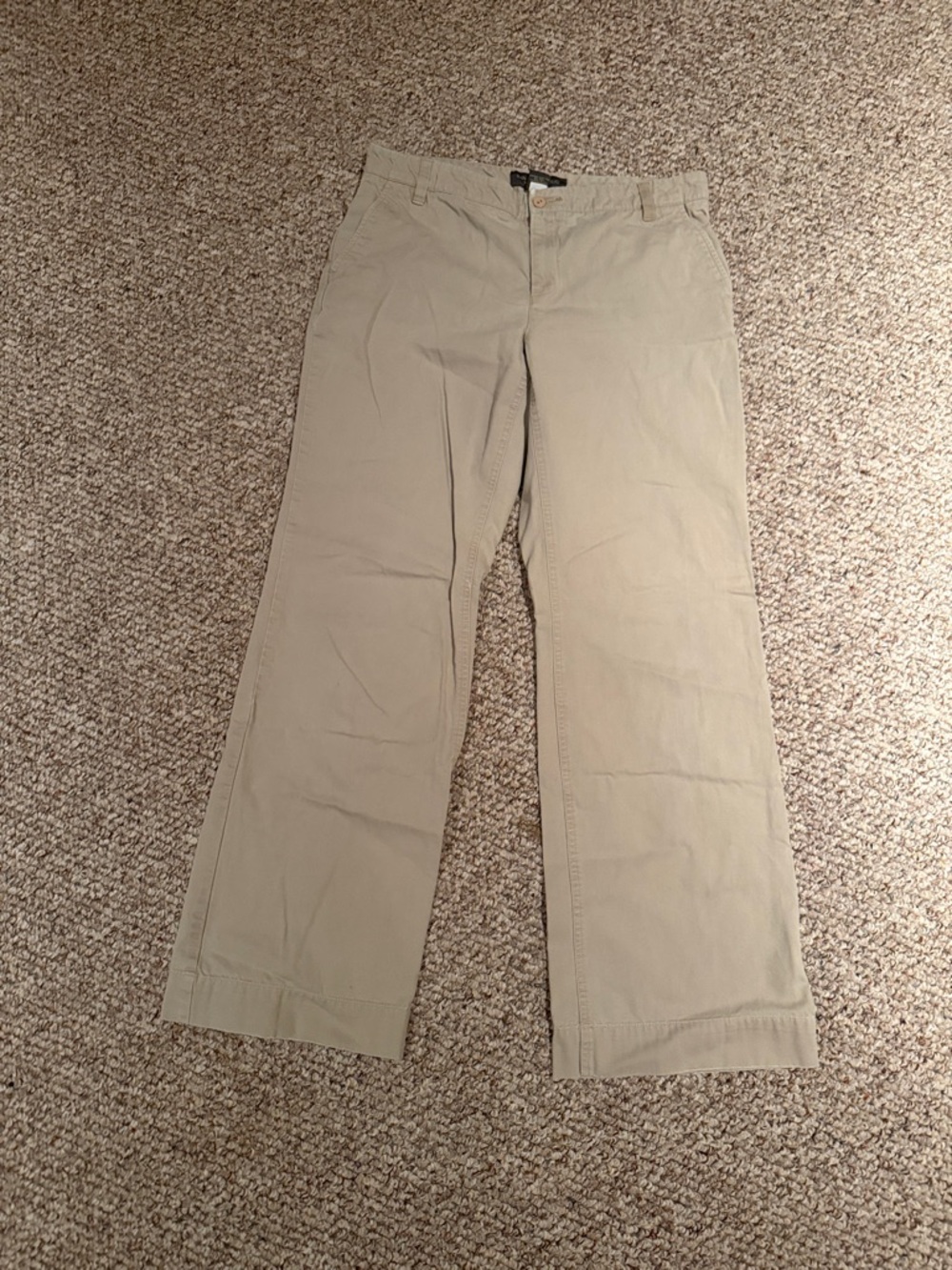 Banana Republic Factory Women's Khaki Straight-Leg Chinos - Light Tan